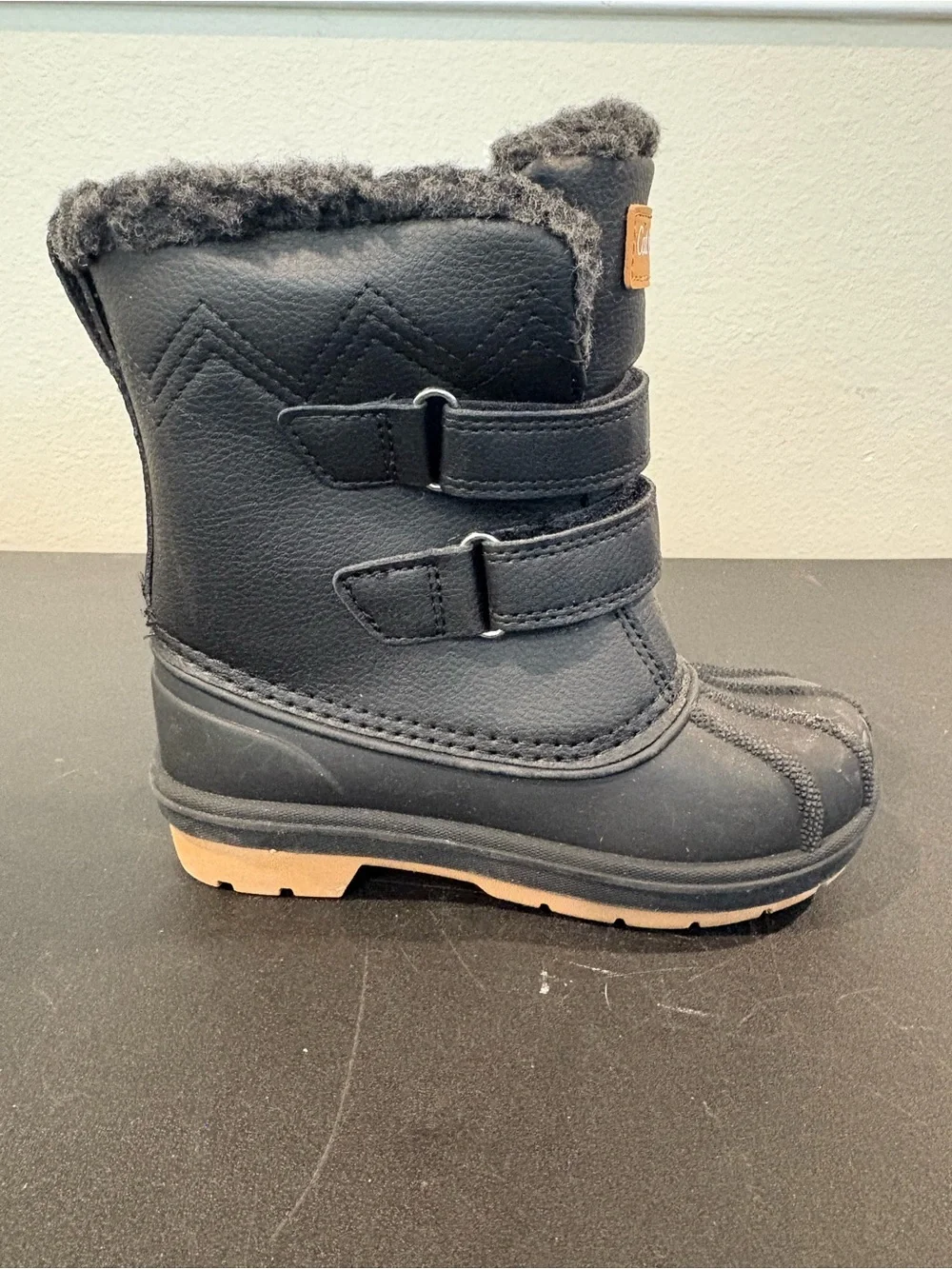 Cat & Jack Toddler Denver Waterproof Winter Snow Boots - Black Multiple Sizes
